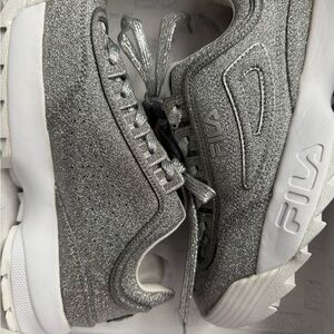Fila Sparkling Silver Sneakers